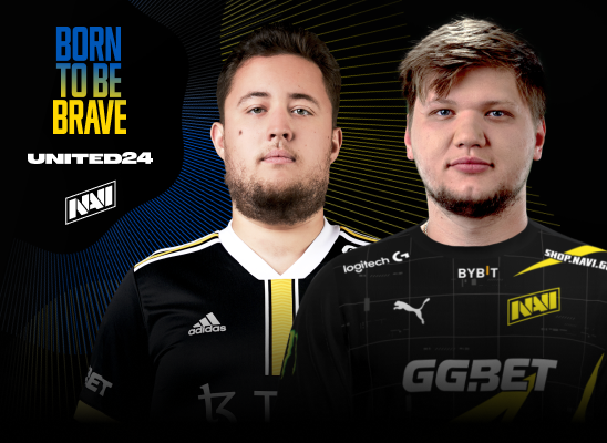 BORN TO BE BRAVE: благотворительный турнир NAVI в поддержку Украины