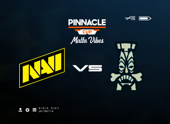Pinnacle Cup Malta Vibes: первый матч NAVI