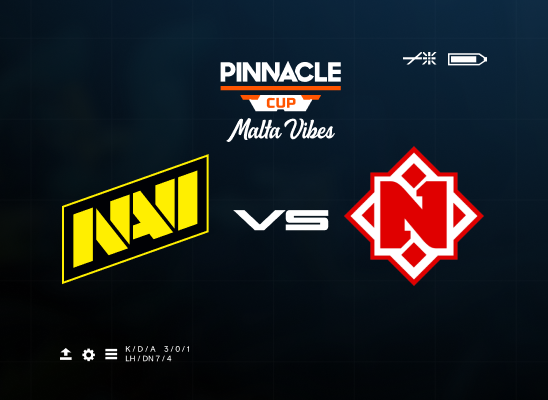 Pinnacle Cup: второй матч NAVI на Malta Vibes #2
