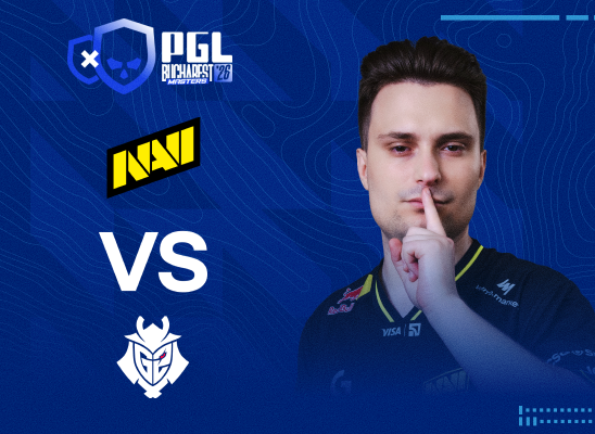 NAVI's first match at PGL Masters Bucharest 2026